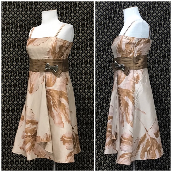 2004 Anthro "Watercolor Silk Dress" by Odille - Picture 2 of 11